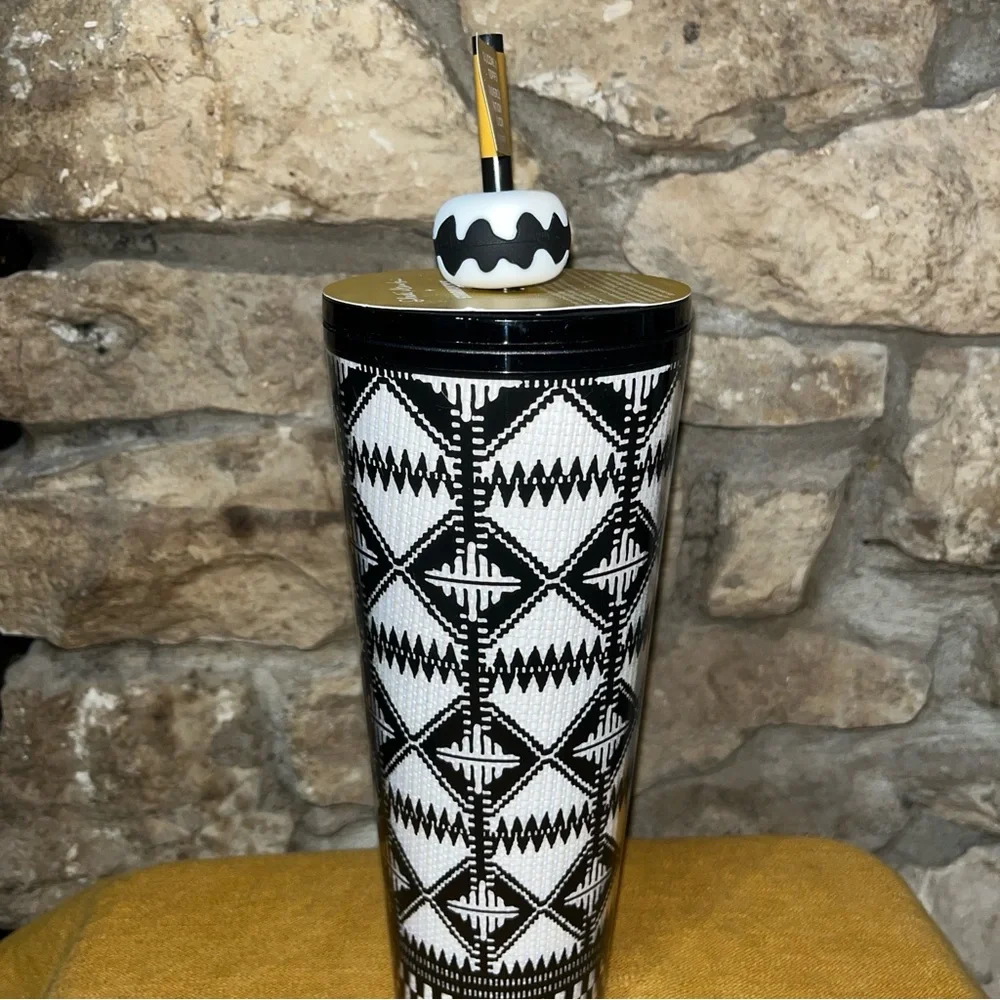 NWT Starbucks Shade Akanbi Berber Diamond Cold Cup 24oz 710ML LTD Edition